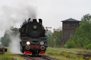 02.05.2014 Parowóz Ol49-69 manewruje na stacji w Międzyrzeczu
