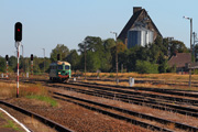 07.09.2013 ST43-238 manewruje na stacji kolejowej w Żaganiu