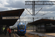 23.06.2015 Jednostka ED78-003 stoi na stacji kolejowej Koszalin