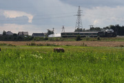 21.08.2013 Parowóz Ol49-59 zbliża się do Wolsztyna