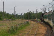 31.05 Pociąg Pirat z lokomotywą parową Ol49-69 w drodze do Kołobrzegu